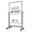 Black-32"W x 48"H, variant on White 28"W x 40"H Mobile Double Sided Dry Erase Whiteboard with Stand