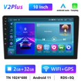 thumbnail image 1 of Podofo Android 11 Autoradio Autoradio 32G 2 Din 7"/9"/10" Universal WIFI GPS Car Audio Multimedia Player para Nissan Toyota Kia Tan Jianjun unisex, 1 of 2