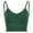 Green, variant on PULLIMORE Women's Comfy Cami Bra Crop Top Longline Padded Lounge Bralettes Camisole Yoga Tank Top (L/XL, Black)