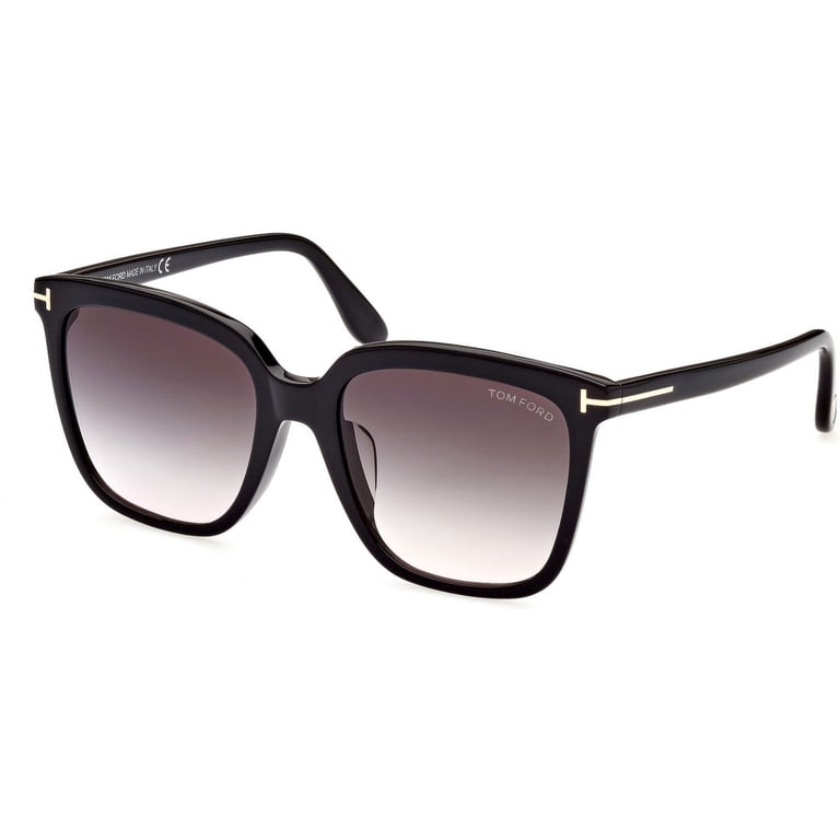 Brand New! Tom Ford Shiny Black w/Smoke lenses 55MM Amazon.com: Sunglasses Tom Ford FT 0751 -F-N 01A Shiny Black  main image 2