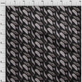 thumbnail image 3 of oneOone Polyester Lycra Black Fabric Feather Feather Dress Material Fabric Print Fabric By The Yard 56 Inch Wide, 3 of 4