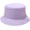 Light Purple, variant on CoCopeaunts Women Bucket Hat Solid Color Double-Sided Fisherman Hats Outdoor Sunscreen Foldable Thin Quick Dry Basin Hat