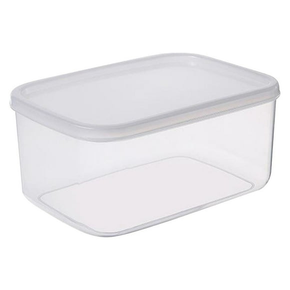 Contenedores Para Almacenar Alimentos, Juego De Organización De Cocina Hermética Con 4 Tamaños De 700 Ml a 1400 Ml, Contenedores Apilables Transparentes Para Despensa Y Refrigerador,
