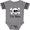 Football Heather and Smoke, variant on Inktastic I'm New Cute Skull Baby Boys or Girls Baby Bodysuit