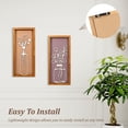 thumbnail image 5 of NUAHRHY 2Pcs 3D Floral Wall Decor, Wooden Framed Floral Wall Art, Cutout Floral Sage Hanging Art, Premium Boho Botanical Farmhouse Living Room Bathroom Decor, 5 of 9