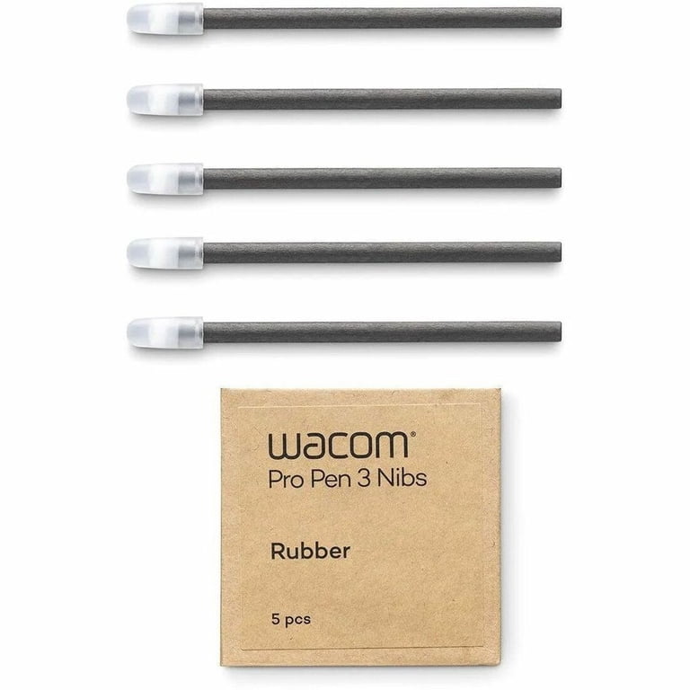 Wacom ACK253010Z Pro Pen 3 Rubber Nibs 5 Pack - Walmart.com