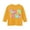 Yellow, variant on YunPes Multicolor Letter Print Long Sleeve T Shirt Boys Girls Fourth Grade Back to School Tee Tops Elementary Student Loose Casual School Clothes