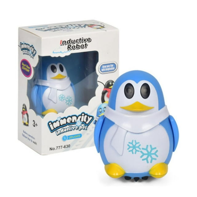 EASTIN Follow Any Drawn Line Magic Pen Inductive Cartoon Penguin Model Children Kids Toy Gift Educational Toy Christmas Gift