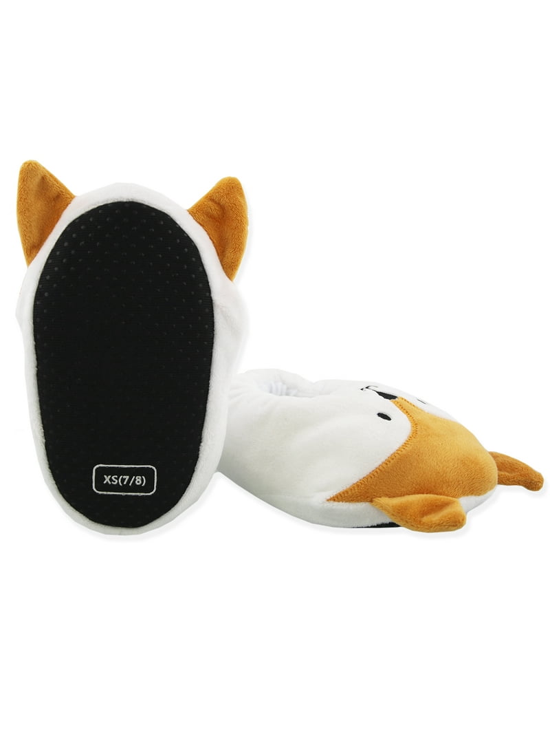 Yankee Toy Box Red Fox Toddler Kids Ultra Soft Plush Slippers
