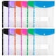 thumbnail image 5 of 12Pack Plastic Envelopes, Binder Pockets for 3/4/11 Ring Binder,Expandable Document Organizer with S, 5 of 5