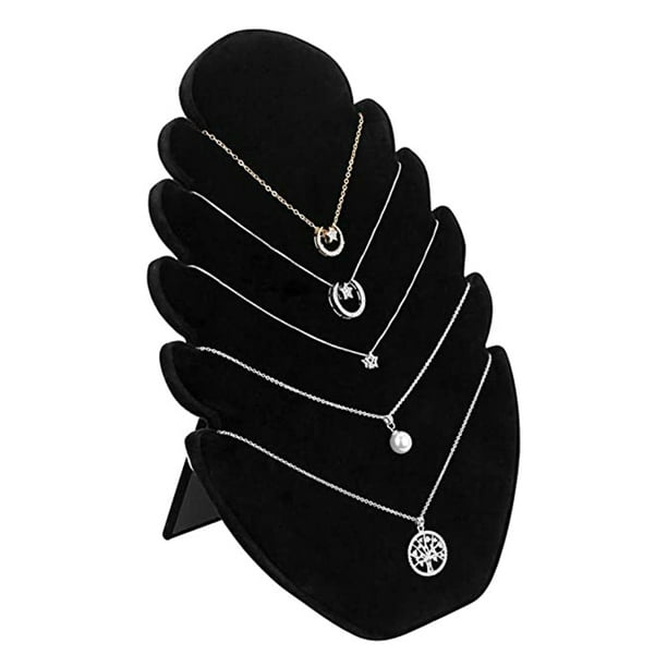 Xelparuc Velvet Necklace Jewelry Display Organizer Stand, Jewelry