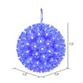 thumbnail image 2 of Vickerman 7.5" Starlight Sphere Christmas Ornament with 100 Blue Wide Angle LED Lights, 2 of 3