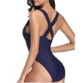 thumbnail image 5 of Lopeceal Women Halter Plunge V Neck One Piece Swimsuits Sexy Mesh Hollow Out Bathing Suits, 5 of 8