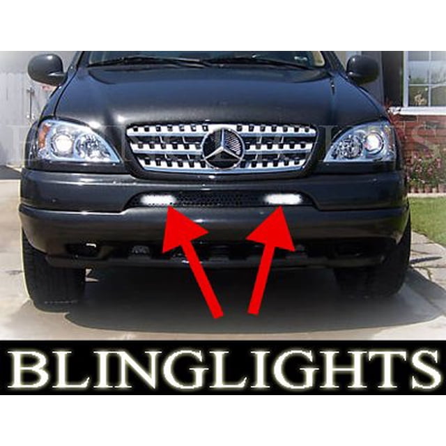 For 1998 1999 2000 2001 2002 2003 2004 2005 Mercedes-Benz M-Class W163 Fog Lamps Driving Lights Kit