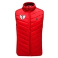 thumbnail image 5 of Ruimatai Men's Women's Lightweight Heated Vest with 3 Levels 9 Heating Zones, Christmas Fashion Printed Full Zip Quilted Electric Heating Vests, 5 of 5