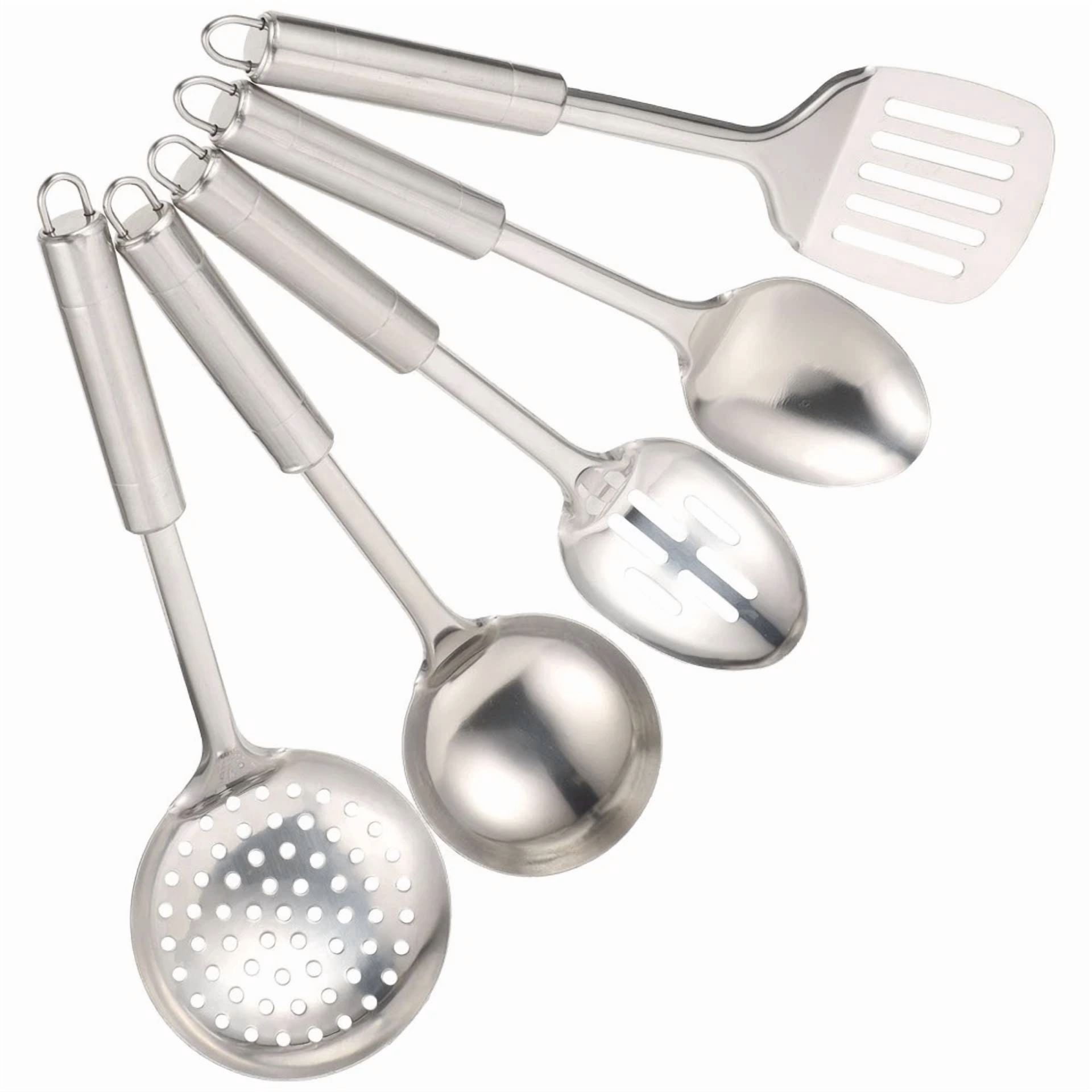 KNACK - Kitchen Set Baby Metal Utensils Stainless Steel Spoons For Cooking