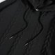 thumbnail image 5 of pstuiky hombres de manga larga, Blusa informal y moderna de color liso con capucha, manga larga y bolsillos abotonados para hombre Tops de talla grande para hombre m, 5 of 8