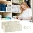 thumbnail image 1 of Organisateur de Cubes de Rangement Pliables Boîte de Rangement Grande Capacité pour Vêtements Jouets Livres Dossiers, 1 of 4