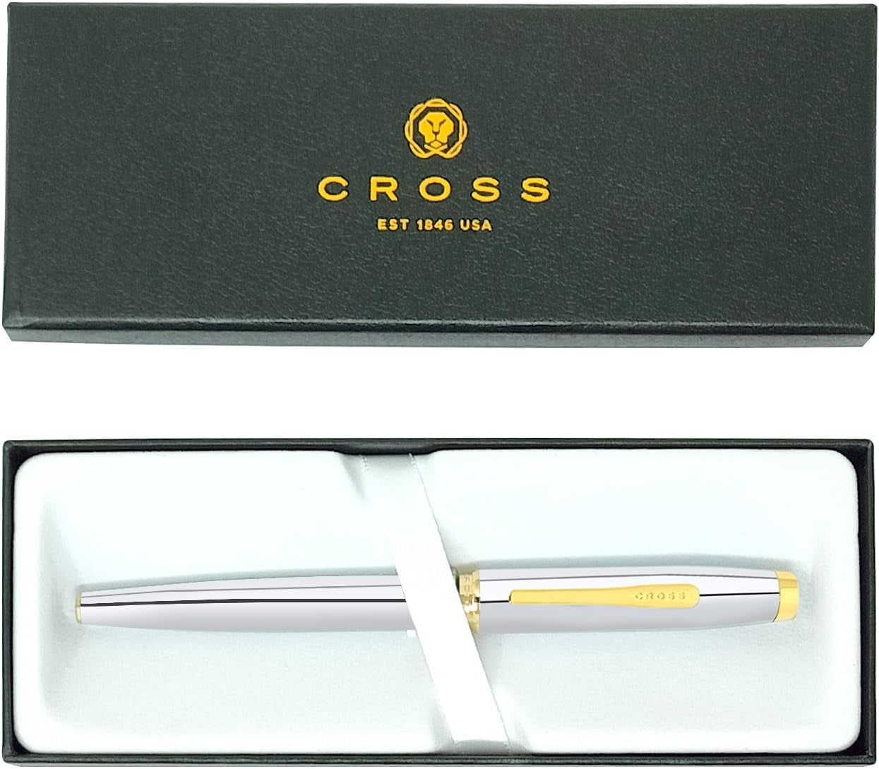 Cross Coventry Polished Chrome with Gold-Tone Rollerball Pen