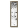 thumbnail image 2 of ArtToFrames 9" x 38" Aged White Gold Picture Frame, 9x38 inch Silver Wood Poster Frame (WOM-2036),  Pack, 2 of 7