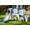 Blue Gray, variant on YUFU 9-in-1 Toddler Slide for Kids Age 1-3 with Drawing Board Baskeball Indoor and Outdoor Playset, Blue Gray
