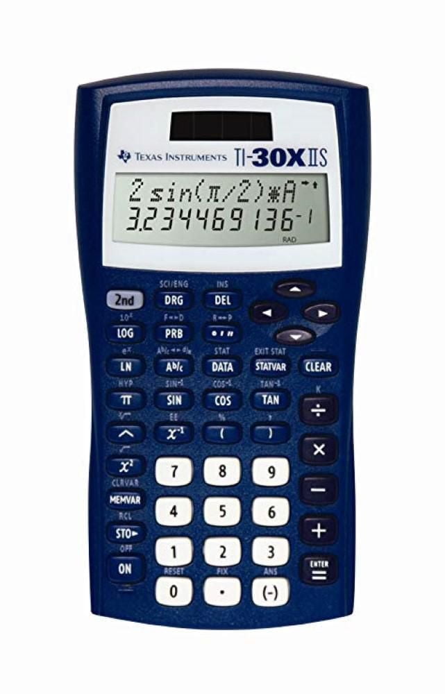 Texas Instruments TI-30XIIS Blue Scientific Calculator
