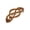 Jelly brown, variant on YiJuHui 1pcs Vintage French Barrette Hair Clips for Women, Matte Finish Hair Claw Clips for Thick and Thin Hair, Non-Slip Hair Accessories for Daily Use and Special Occasions