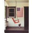 thumbnail image 4 of Gail Peck 12x14 Black Modern Wood Framed Wall Art Titled - Patriotic Porch, 4 of 6