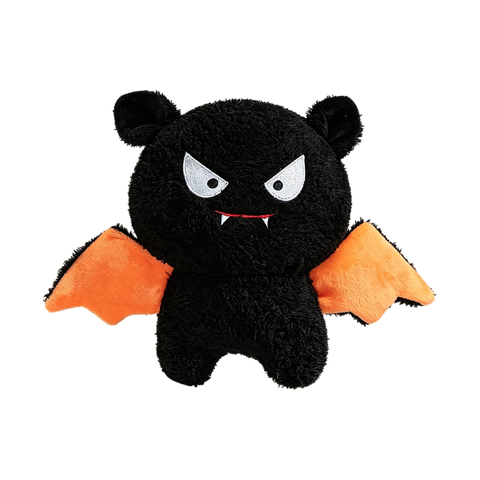 Halloween Angry Bat Plush Toy Soft Stuffed Doll Cuddly Companion(20cm)