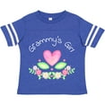 thumbnail image 3 of Inktastic Grammy's Girl Heart Flowers Girls Toddler T-Shirt, 3 of 5