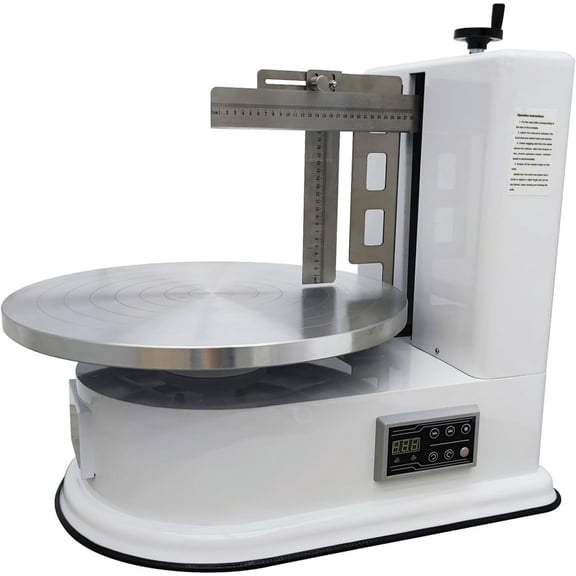 PreAsion 4-16in Cake Cream Spreading Coating Smearing Machine Baking Tools Birthday Cake Cream Spreading Machine 110V