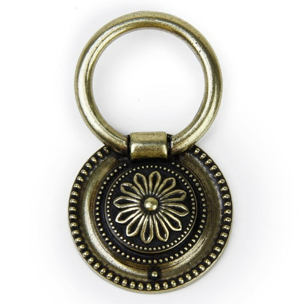 es de armario de aleación perilla de puerta de armario para decoración de muebles ficina Gloria Perilla de la manija del anillo del tirón del armario del gabinete de cocina del estilo europeo