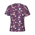 thumbnail image 6 of Vsdgher Cute Squirrel Floral Print Men's Dry Fit Mesh Athletic Shirts Moisture Wicking Tennis T-Shirt Tops, 6 of 9