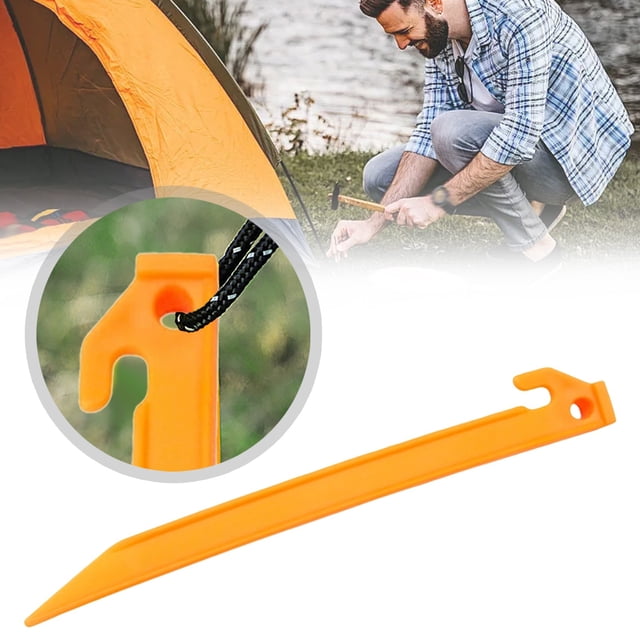 Stable Support High Strength Organizer Clip Rust Resistant Durable Construction Clamp Clip Holder Clip 1Pieces Plastic Inflatable Stakes 8.8 Inch Yard Stakes Stakes Anchoring Stakes Garden Decoration
