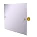thumbnail image 3 of Allied Brass AP-93 Frameless Landscape Rectangular Tilt Beveled Edge Wall Mirror, Polished Brass, 3 of 3