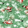 thumbnail image 5 of Wrapables Lightweight Winter Holiday Infinity Scarf, Santa & Snowman, 5 of 6