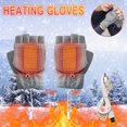 thumbnail image 2 of USB Heated Gloves for Women & Men Hand Warmer Gloves Winter Gloves with Temperature Adjustment Full & Half Hands Heated Fingerless Gloves, Washable Warm Laptop Gloves for Winter Gift, 2 of 4