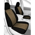 thumbnail image 2 of CalTrend Front Buckets SuperSuede Seat Covers for 2019-2022 Chevy Trax - CV635-06SP Beige Insert with Black Trim, 2 of 3