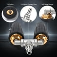 thumbnail image 4 of Dual Turbo Nozzle Pressure Washer, 360° Rotating Turbo Nozzle For Power Washer with 1/4" Quick Connector, 2.5 Orifice Twin Turbo Nozzle, 4-6 GPM, 4000 PSI Max, 4 of 13