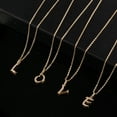 thumbnail image 3 of TINGN Dainty Initial Necklace for Women 14k Gold Filled Monogram Letter Pendant Necklace, 3 of 5