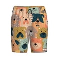 thumbnail image 4 of Easygdp Colorful Dogs Men's Short Pajama Pants, Sleep Shorts, Household Pants, Casual Pants with Pockets - X-Large, 4 of 9