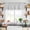 Gray, variant on Beige Moroccon Kitchen Curtain Valances for Windows Farmhouse Short Curtains, Farmhouse Minimalist Abstract Geometric Rod Pocket Valance Curtain for Bedroom Cafe Living Room 54"x18"