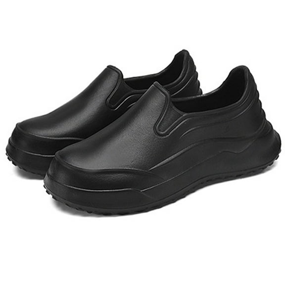 Kitchen Non Slip Shoes Men's Non-Slip Chef Shoes Professional Kitchen Work Shoes, Mens Nursing Shoes Slip-Resistant Breathable Safety Shoes for Chefs, Comfortable Restaurant Footwear