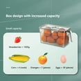 thumbnail image 5 of XWSHYW Almacenamiento de Alimentos Contenedor de Pet En Asa para El Hogar, Caja de Conservación de Alimentos Frescos de Calidad Alimentaria, Caca Especial de Huevos, Frutas y Verduras de La Cocina., 5 of 5