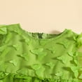 thumbnail image 3 of FNNMNNR Kids Baby Girl Princess Dress Elegant Butterfly Long Sleeves Party Dress for Toddler, 3 of 7