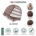 thumbnail image 6 of Long Straight Wigs for Women Long Layered Straight Wigs with Air Bangs Synthetic Wigs Natural Looking Hair Replacement, 6 of 6