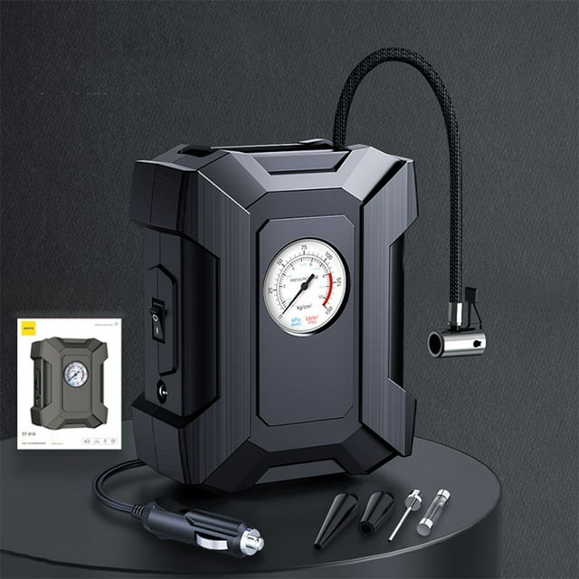 Birdeem Pump It Up,Bicycle Pump Portable,Portable Multifunctional Car Mounted Inflations Pump 120W Power Which Can Inflate Cars Motorcycles Bicycles Balls Cushions and Boats Etc. with Its Own Lighting