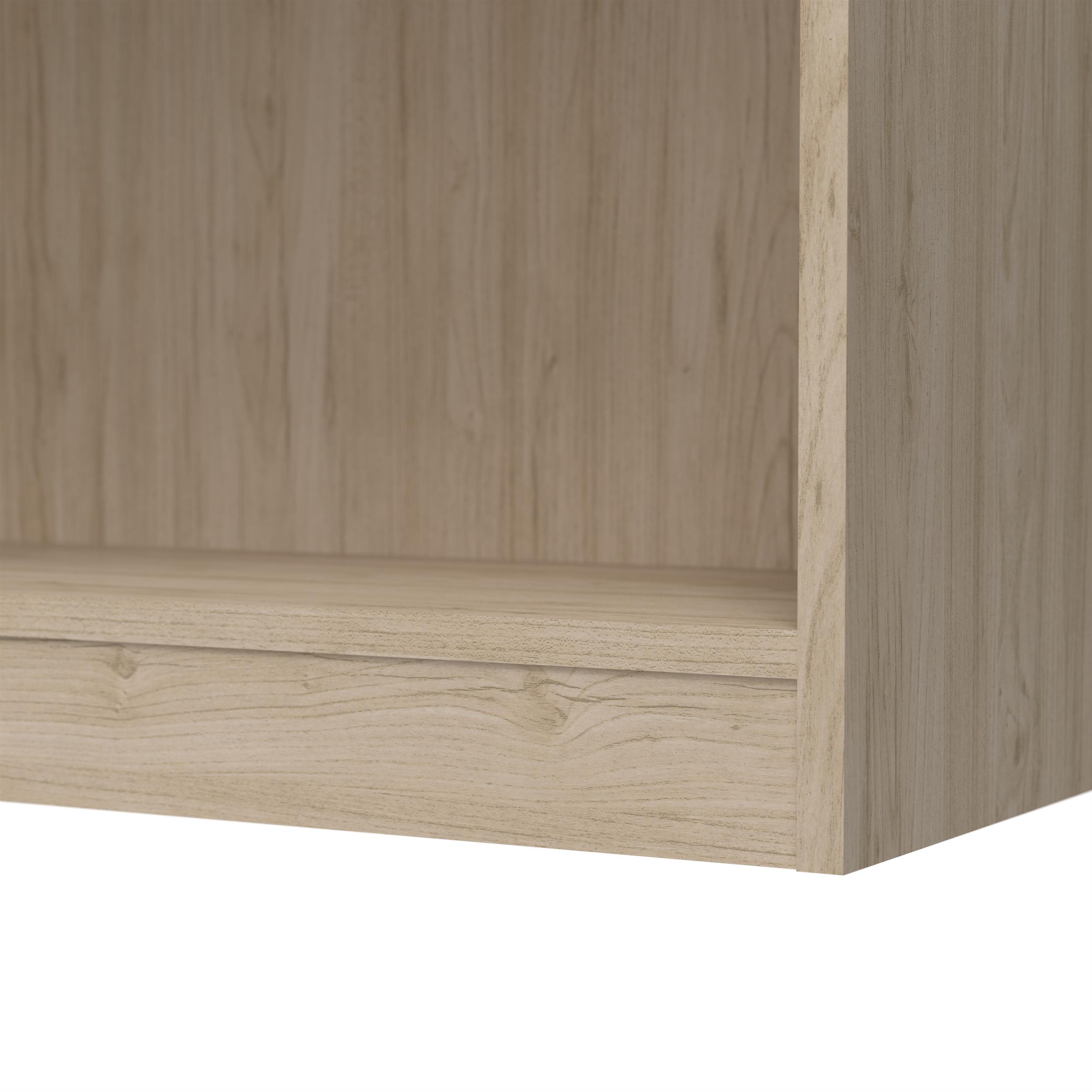 Universal Small 2 Shelf Bookcase Set in Natural Elm - Engineered Wood