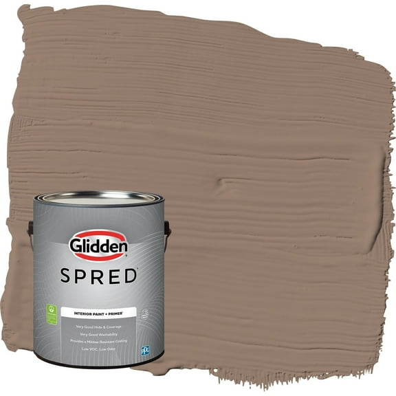 Glidden Spred Peppered Pecan / Tan Eggshell Interior Paint with Primer, 1 Gallon