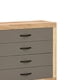 thumbnail image 3 of Cajonera Andrea Kessa Muebles Roble 90 x 78 x 39 cm, 3 of 5